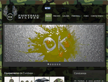 Tablet Screenshot of okpaintball.cl